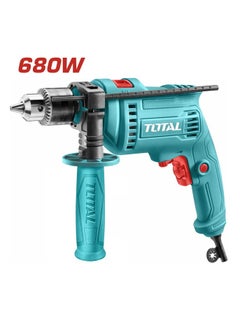 TOTAL TOTAL Impact Drill 680W (TG1061356) – Powerful Electric Drill with Hammer Function, 13mm Max Drilling Capacity, Variable Speed, Forward/Reverse Switch for DIY & Home Improvement Projects  - Image 1