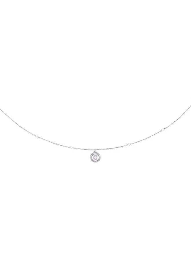 شيروتي 1881 قلادة رافاييلا مطلية بالفضة من الفولاذ المقاوم للصدأ للنساء ٤٥٠ مم