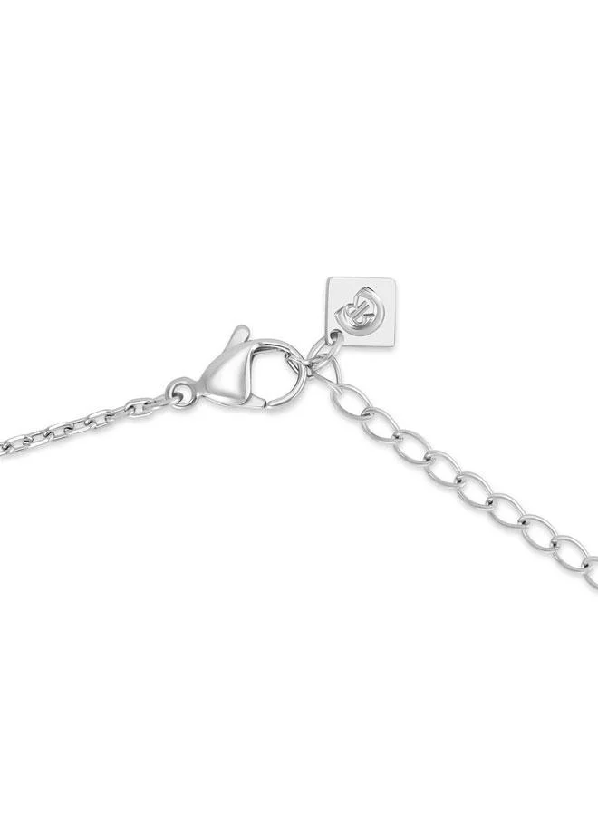 CERRUTI 1881 Raffaella Raffaella Silver Plated Stainless Steel Necklace for Women 450mm for Women | Best Price UAE