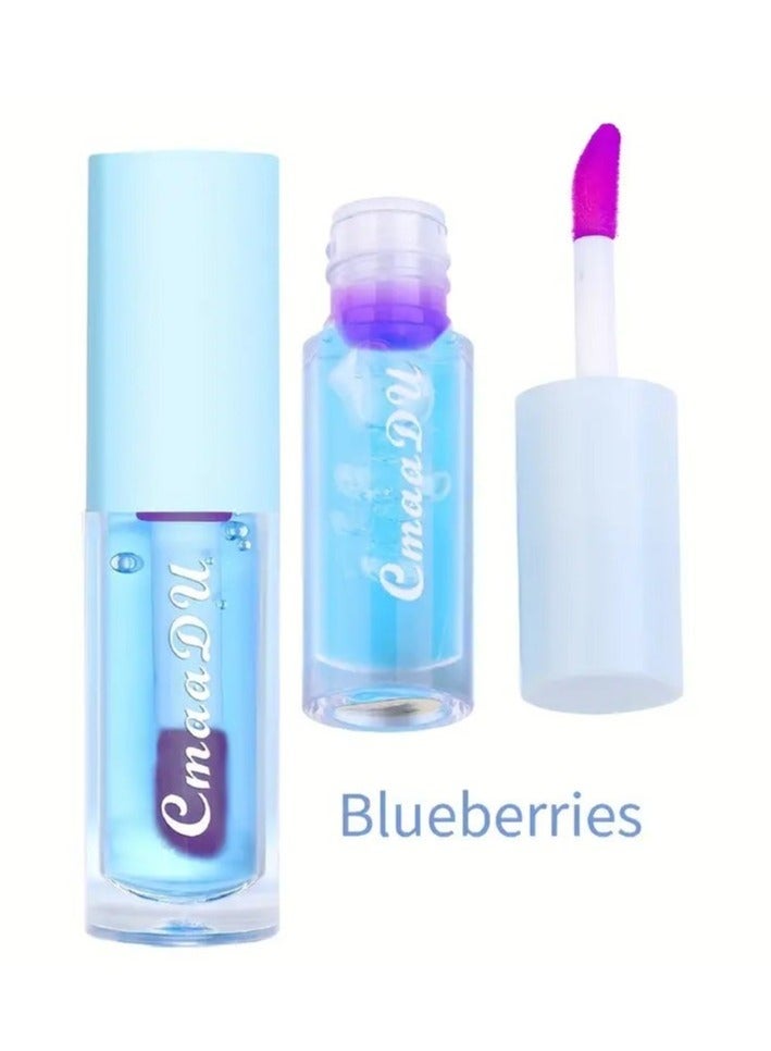 CmaaDu Valentine's Day Gift - Color Changing Lip Glaze with Natural Moisturizing and Hydrating Properties - Long Lasting, Daily Lip Care with Fruit Flavor and Natural Pink Color (05) - Image 1