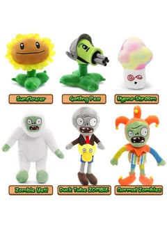 Maikerry Pvz Plush Dolls-(Set Of 6) Zombie Toys Halloween Christmas Birthday Decoration Zombie Plush  - Image 5