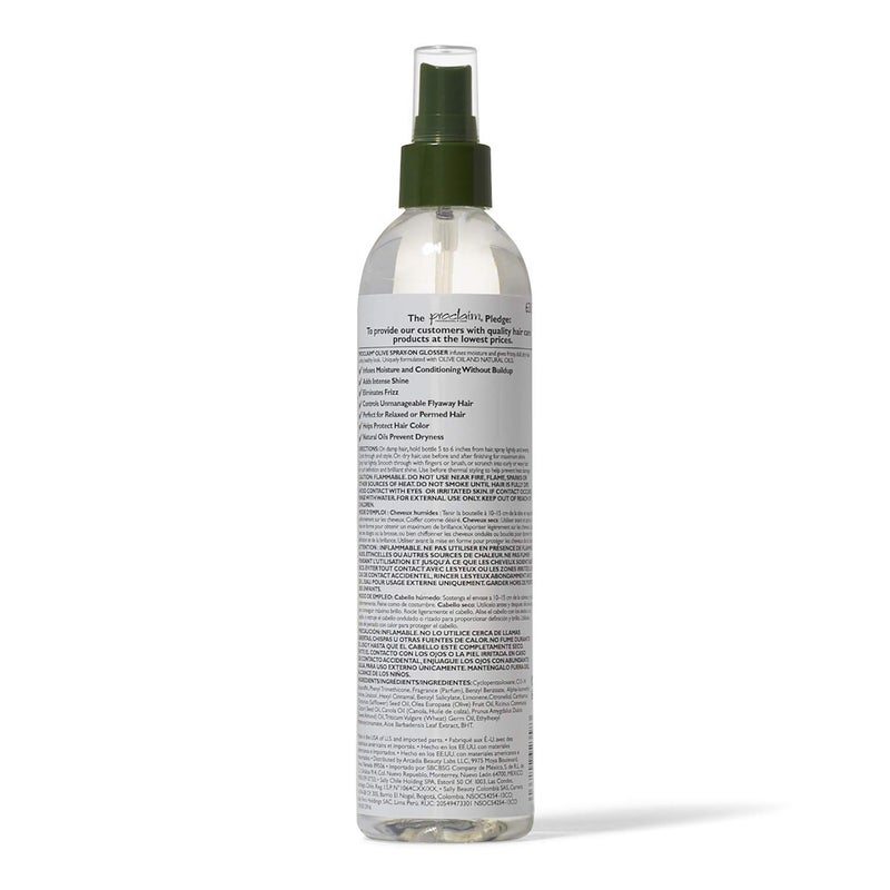 Proclaim Olive Spray On Glosser, Detangling, Smoothing, Antifrizz, Relaxed or Permed Hair, Paraben free, Sulfate Free, Enhances Color - Image 3