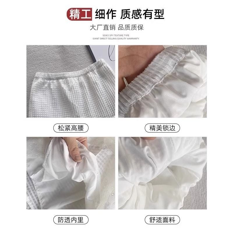 2024 Spring Summer White Fairy Cake Skirt White-[regular]-[Lined]] - Image 3