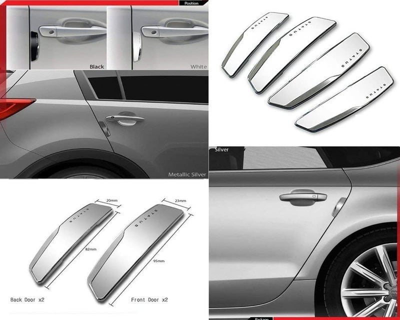 Auto E-Shopping Plastic Car Door Guard Edge Protector Designed Color Universal for All Cars 4 Pieces - Image 4