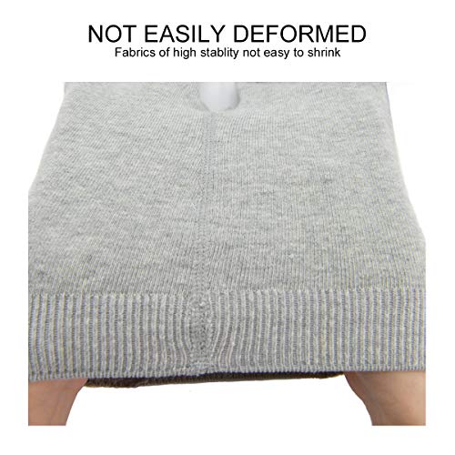 Zando Infant Soft Tights Toddler Seamless Leggings Tights for Baby Girls Winter Knit Warm Newborn Pants Stockings White, Black, Light grey Small/0-6 Month - Image 3
