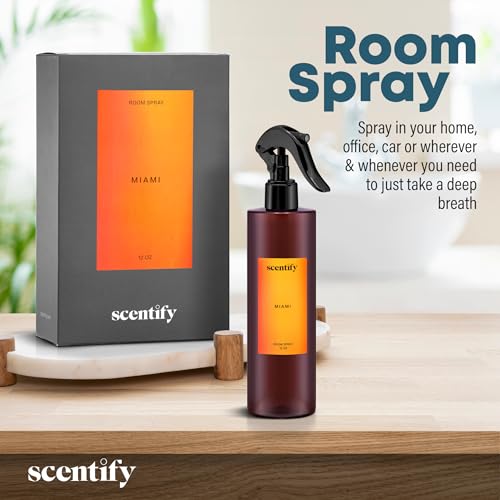 Scentify Miami Odor Neutralizing Room Spray – Luxury Cashmere, Floral & Musky Wood Fragrance, Instant Odor Eliminator for Home, Office & Car – 12 oz - Image 4