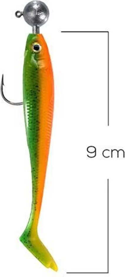 ريوجي Panic Shad 9 cm Silicone Fish Bait with Jighead 10 gr
