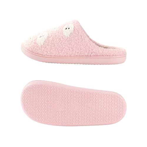 Tellrain Ghost Slippers Women Adults Halloween Fun Spooky House Fuzzy Slipper Unisex Comfy Soft Cozy Men Shoes Bedroom Cutest Cookie - Image 4