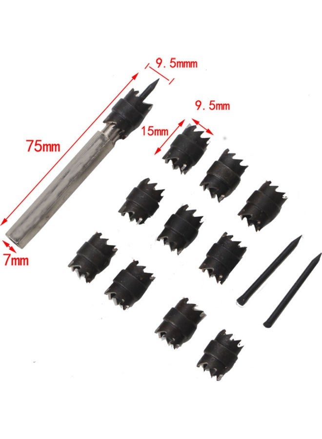 NIBEMINENT 13-Piece Spot Weld Cutters Black - Image 2
