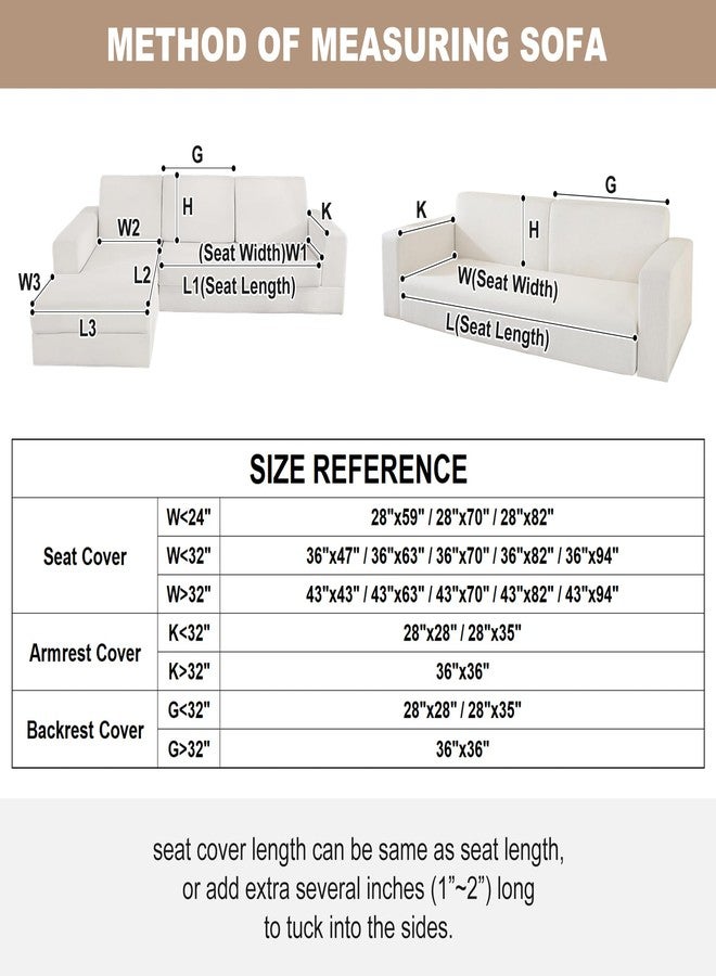 vctops Boho Cotton Quilted Couch Cover Soft Embroidered Sofa Cover Non-Slip Dog Bed Cover Scalloped Sofa Slipcover Washable Furniture Protector Cover (Khaki,36"x36") - Image 3