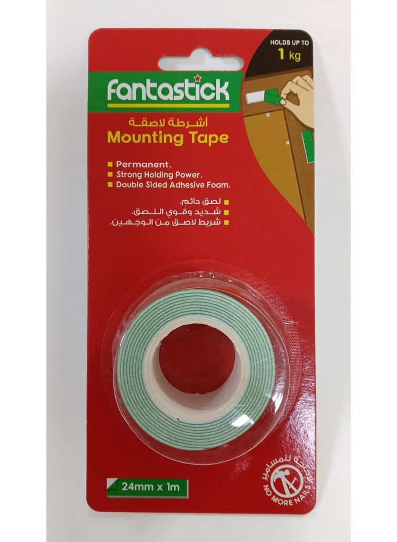 Fantastik FK-M241N Mounting Taoe 24mm x 1m - Image 1