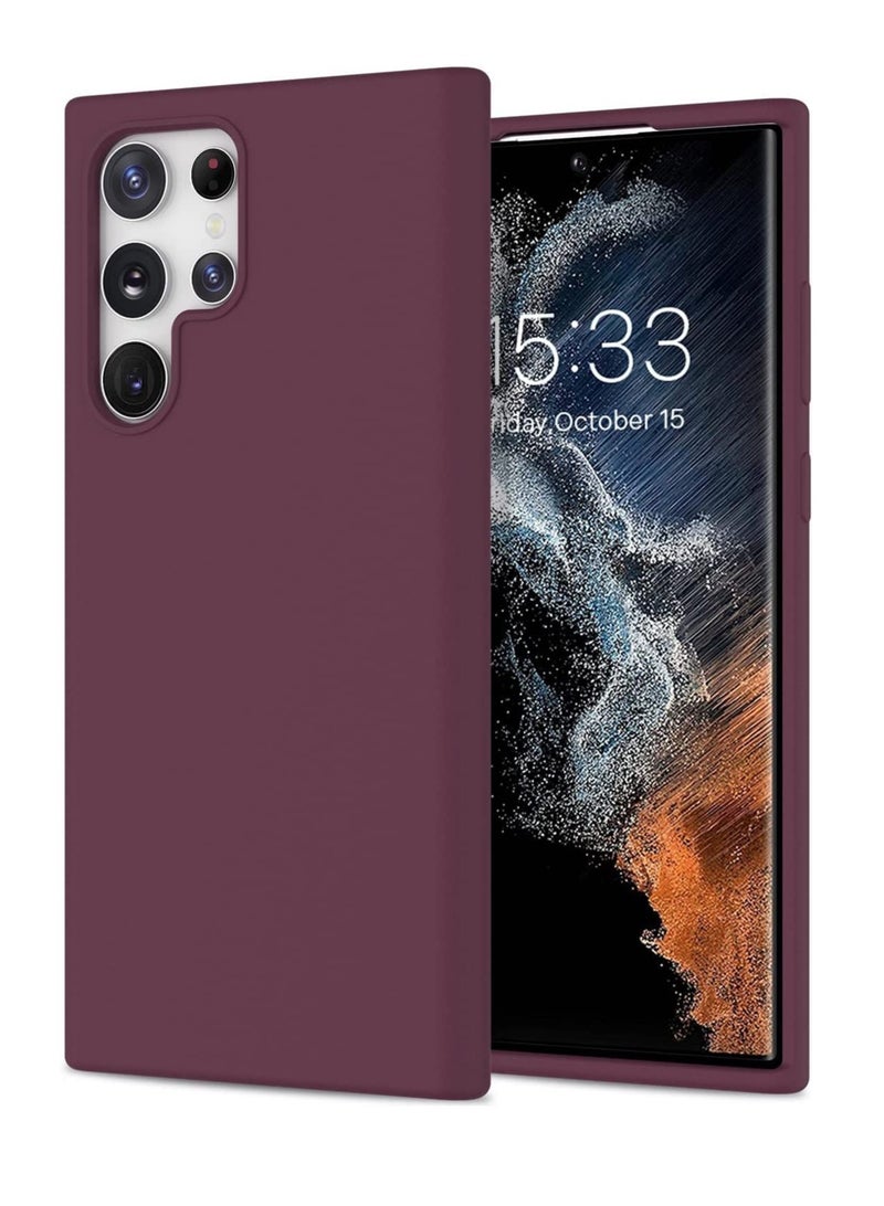 ELTRAZONE غطاء حماية لهاتف سامسونج جالكسي S23 ألترا أسود رفيع للغاية مع غطاء خلفي ناعم من مادة TPU وغطاء مرن من السيليكون - Image 1