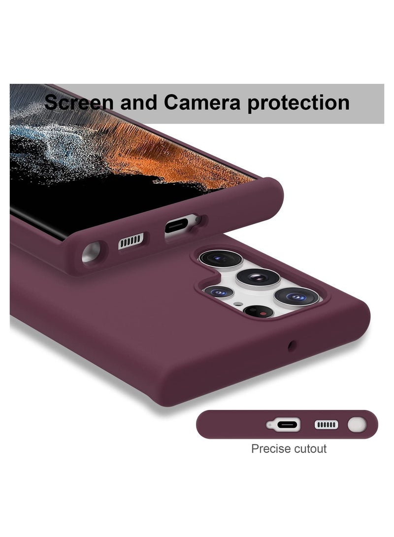 ELTRAZONE غطاء حماية لهاتف سامسونج جالكسي S23 ألترا أسود رفيع للغاية مع غطاء خلفي ناعم من مادة TPU وغطاء مرن من السيليكون - Image 4