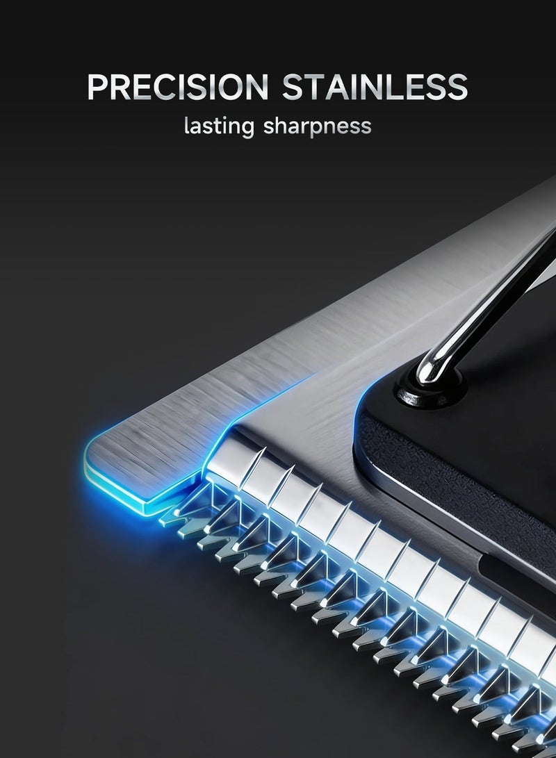 DOSCHER 16-in-1  Electric Beard Trimmer for Men, Hair Clipper & Shaving Machine for Face, Head, Nose, Ear , Mens Grooming Kit ,2000mAh Battery (4.5H Runtime), Wet/Dry with LED Display - Image 2