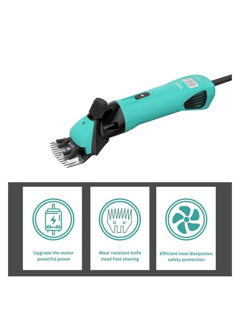 VGR - V-816 Professional Sheep-Goat Hair Cutting Clipper, Green Pet Hair Trimmer - Image 1