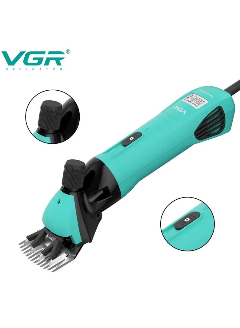 VGR - V-816 Professional Sheep-Goat Hair Cutting Clipper, Green Pet Hair Trimmer - Image 1