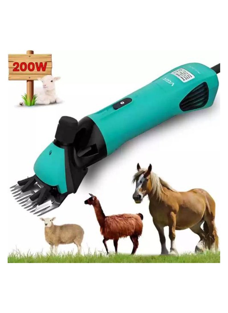 VGR - V-816 Professional Sheep-Goat Hair Cutting Clipper, Green Pet Hair Trimmer - Image 1