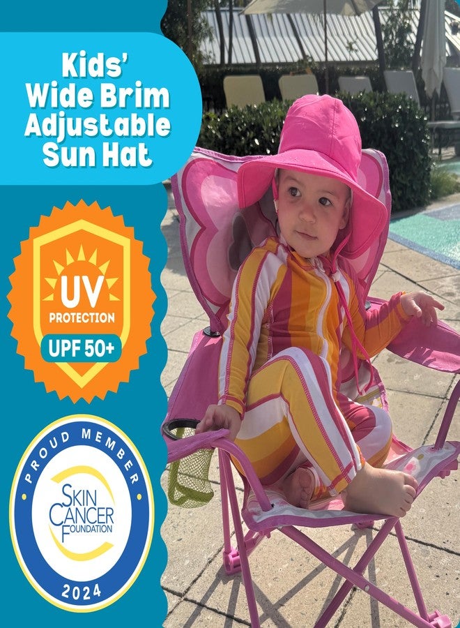 SwimZip Wide Brim Sun Hat | UPF 50+ Protection for Baby, Toddler, and Kids - Image 2