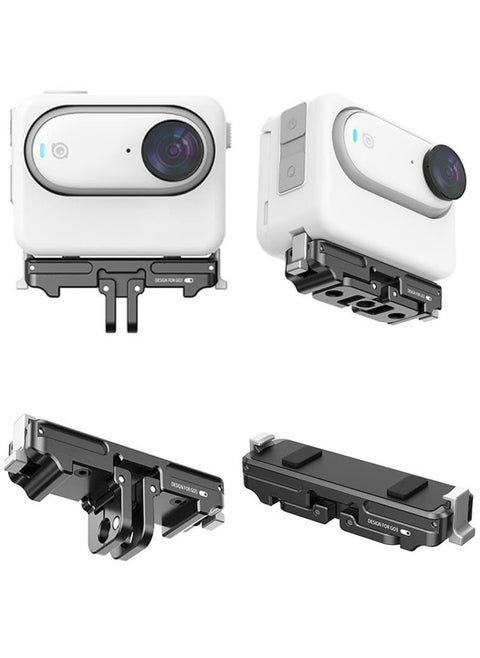 Magnetic Quick Release Mount Fit for Insta360 GO 3, Magnetic Mount Foldable Adapter, Magnetic Accessories Camera Mount, Conversion Adapter Tripod, Anti-Scratch Impact-resistant Easy Installation