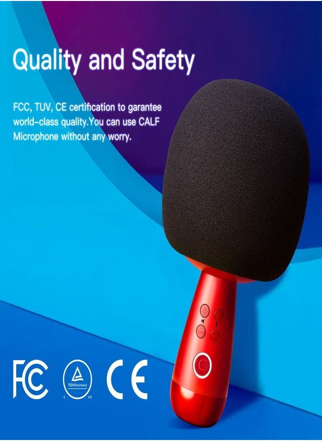 CALF Speaker Microphone G2 Bluetooth Wireless Karaoke & Portable Handheld Microphone with Speaker, Duet Mode, Double Fun, Home Entertainment, Carpool Karaoke Machine for Android/iPhone/PC - pzsku/ZD607B55BB6A1654BFD6FZ/45/_/1658393134/b4cb9c6a-307a-4af8-8a02-f54cf92d9672