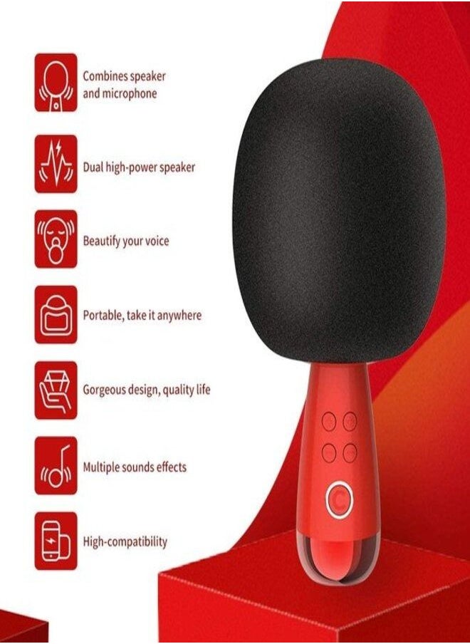 CALF - CALF Speaker Microphone G2 Bluetooth Wireless Karaoke & Portable Handheld Microphone with Speaker, Duet Mode, Double Fun, Home Entertainment, Carpool Karaoke Machine for Android/iPhone/PC - Image 1