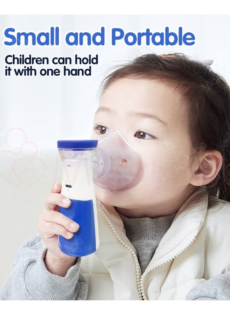 BORTONY Portable Nebulizer Mini Vaporizers Machine Handheld Atomizers for Adults and Children Travel Nebulizer Steam Inhalator - Image 2