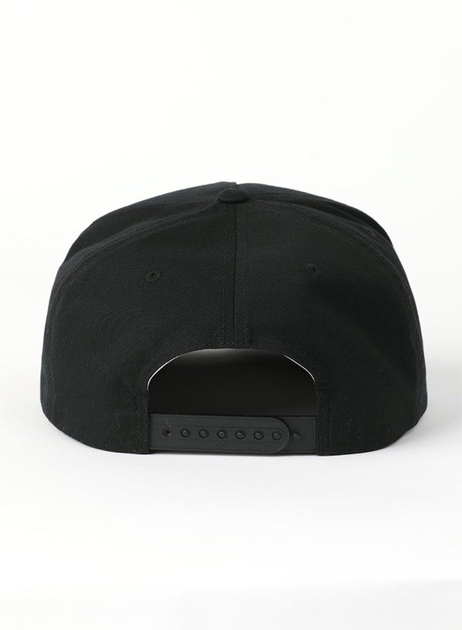 Cinch Black Flexfit Embroidered Rope Logo Cap - Image 3