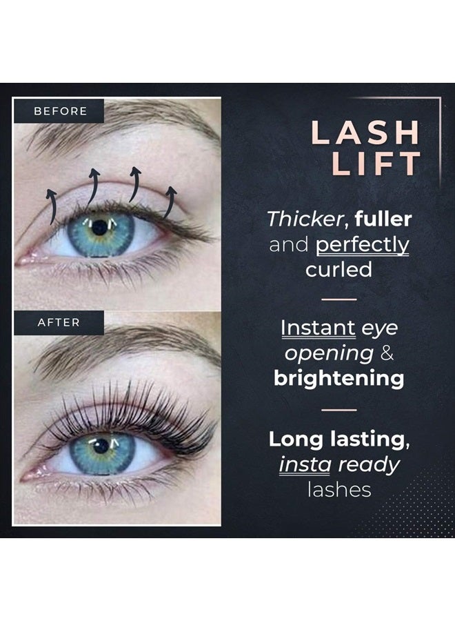 CICI Lash 2 in 1 Lash Lift Kit and Brow Lamination Kit | Instant Perming, Lifting & Curling for Eyelashes & Eyebrows | Professional Salon Results Lasting 6-8 Weeks | Includes Glue & Supplies for 5+ Treatments - Image 3