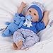 Milidool Lifelike Reborn Baby Dolls Boy 18Inch Baby Soft Body RealisticNewborn Baby Dolls Cloth Body Real Life Baby Dolls with Toy Accessories for Kids Age 3 4 5 6 7 - Image 2