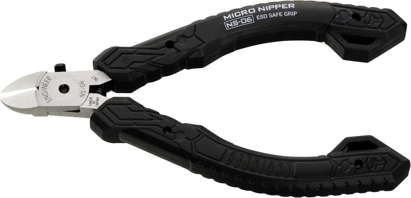 Engineer قاطع جانبي دقيق NS-06، مقصات دقيقة، درجة احترافية، آمن ضد الكهرباء الساكنة مع فكوك من الصلب الكربوني المعالج مثالي للعمل على لوحات الدوائر المطبوعة - Image 2