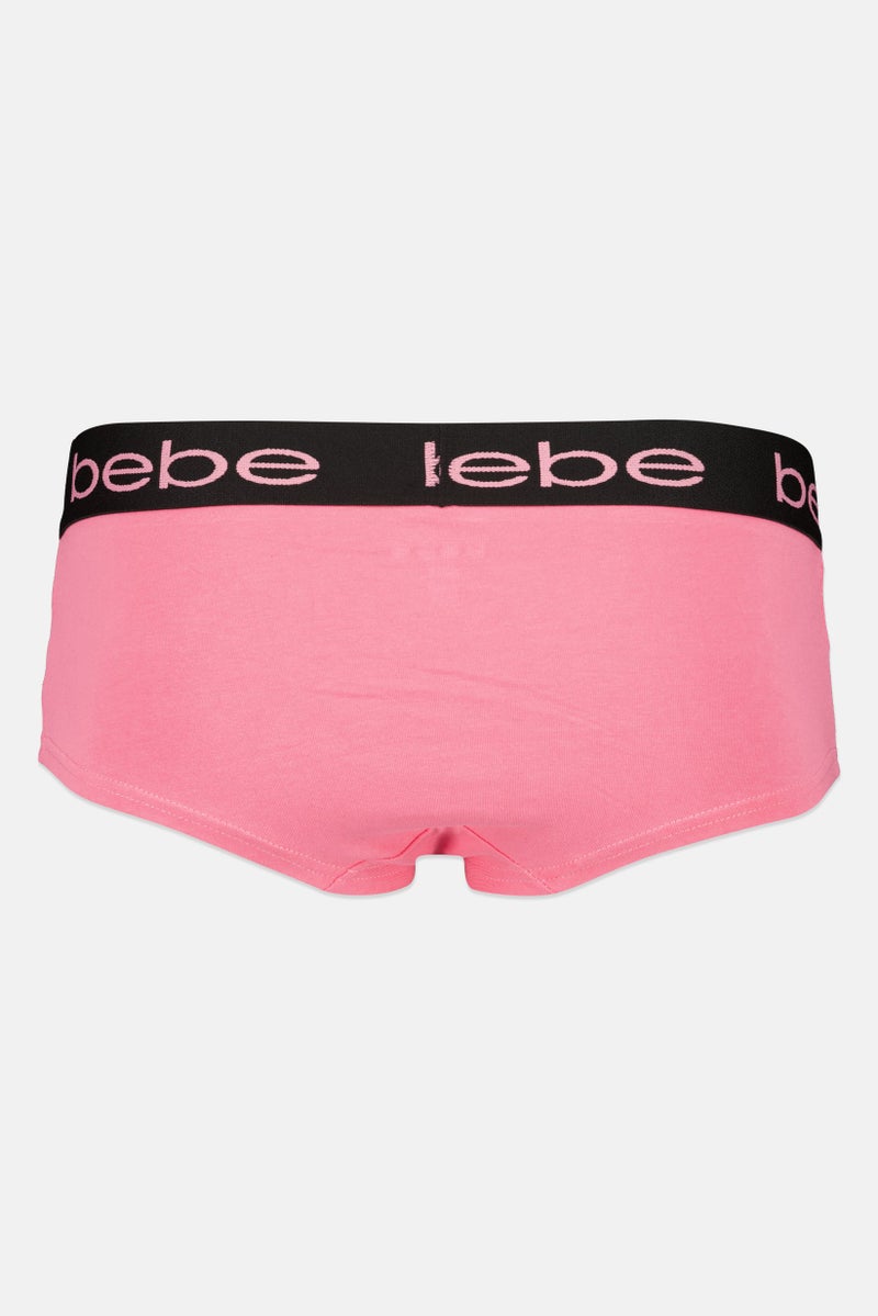 bebe Women 3  Pieces Brand Logo Booty Panties, Multicolor - Image 5