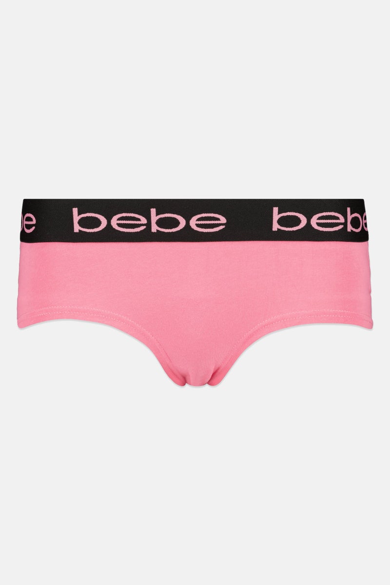 bebe Women 3  Pieces Brand Logo Booty Panties, Multicolor - Image 2