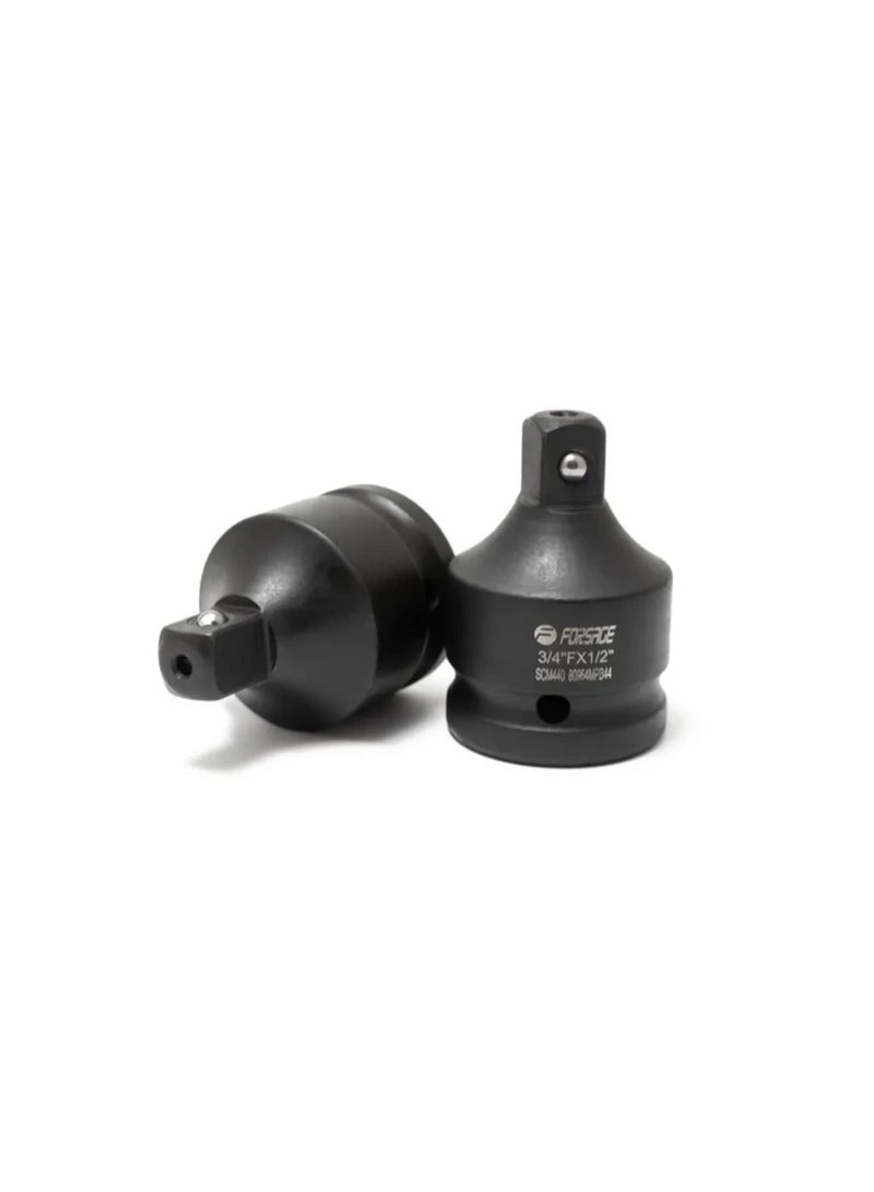 Impact Socket  adapter 3/4"(f)x1/2"(m), (reinforced, steel scm440)
