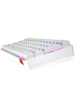 Meetion Meetion MK005 60% Gaming Keyboard 12 Multimedia Shortcuts Keys With True Mechanical Fixed Shaft LED Backlight Brightness Adjustable Wired Anti-Ghosting Mechanical Keyboard For Windows And Mac White  - Image 4