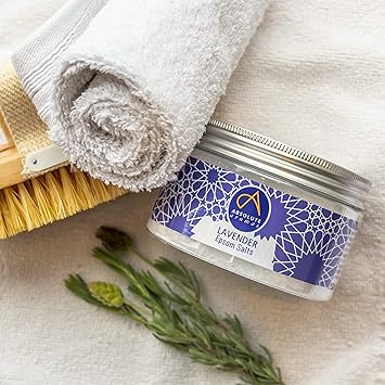 Absolute Aromas Lavender Epsom Bath Salts 300g Magnesium Sulphate Infused with 100 Pure French Lavender Essential Oil Soothe skin and Calm the senses - Image 5