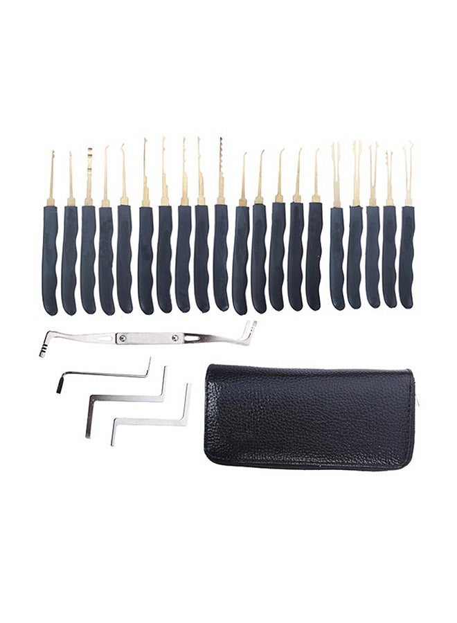 24-Piece Hook and Wrench Lock Set Multicolour 0.42kg - Image 1