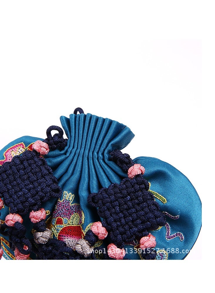 Handmade Su Embroidery Drawstring Bag Style Sachet And Sachet  - Image 3