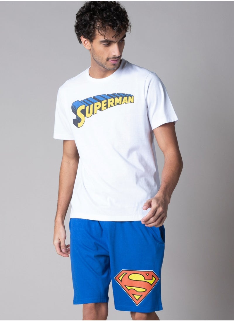 Warner Bros مجموعة شورتات Urban Haul X Superman للرجال  - Image 1