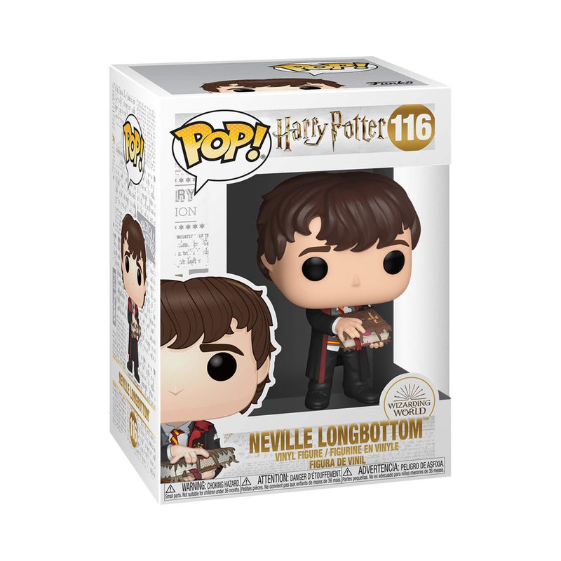 Funko Pop Harry Potter Harry Potter Neville with Monster Book Multicolor Model48068 - Image 3