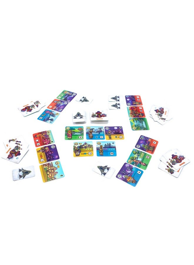 Pandasaurus Games Faraway Card Game - Explore Mysterious Alula! Strategic Region Building with Engaging Gameplay for Adventurers, Ages 10+, 2-6 Players, 15-30 Min Playtime, Made