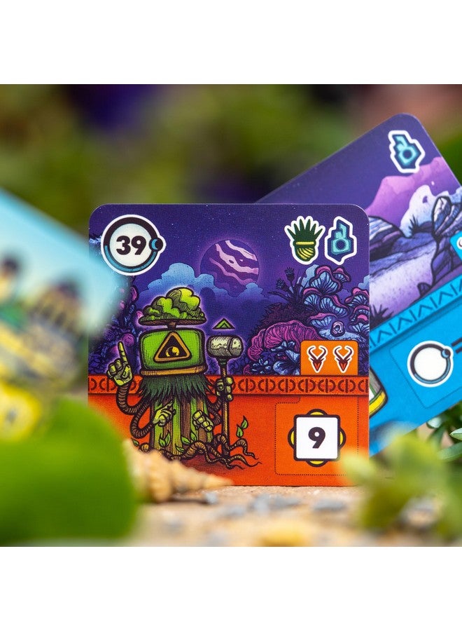 Pandasaurus Games Faraway Card Game - Explore Mysterious Alula! Strategic Region Building with Engaging Gameplay for Adventurers, Ages 10+, 2-6 Players, 15-30 Min Playtime, Made