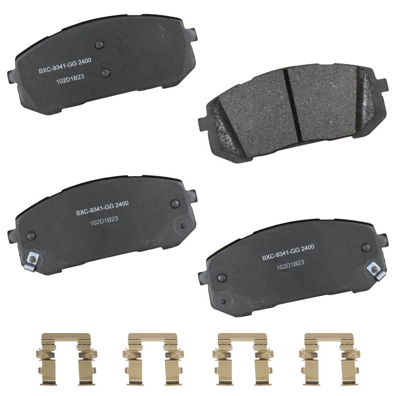 بنديكس وسادات فرامل أمامية سيراميكية Bendix Premium SBC2400 لسيارة Hyundai Elantra (2023-2021) Elantra N (2022) - Image 1