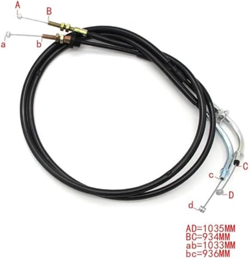 Yurefax Motorcycle Throttle Cable for YBR125 & YBR250 - Image 3