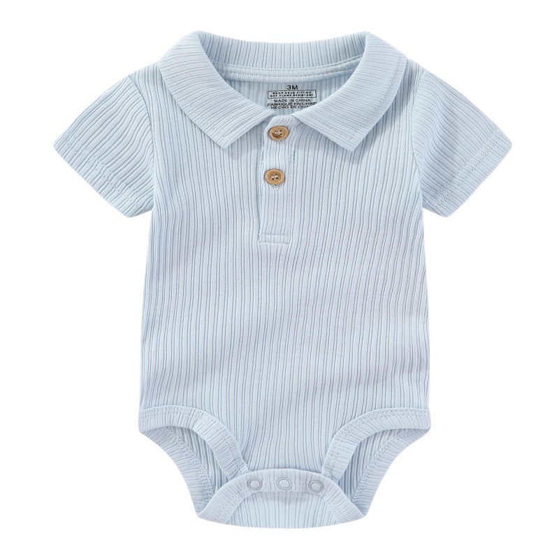 Ruliby Baby Boy Bodysuit and Pant Set Summer Soft Newborn Clothes Outfits 9-12 month - Image 4