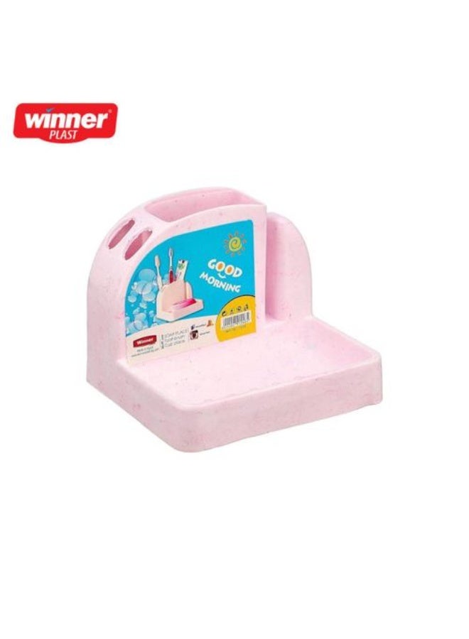 Winner plast Plastic Toothbrush Holder – Bathroom Toothbrush Organizer & Storage Holder for Toothbrushes – Multiple Colors - Image 1