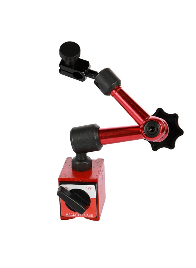 Generic Metal Round Dial Indicator and Mini Flexible Magnetic Base Holder Bracket Tool Kit  - Image 3