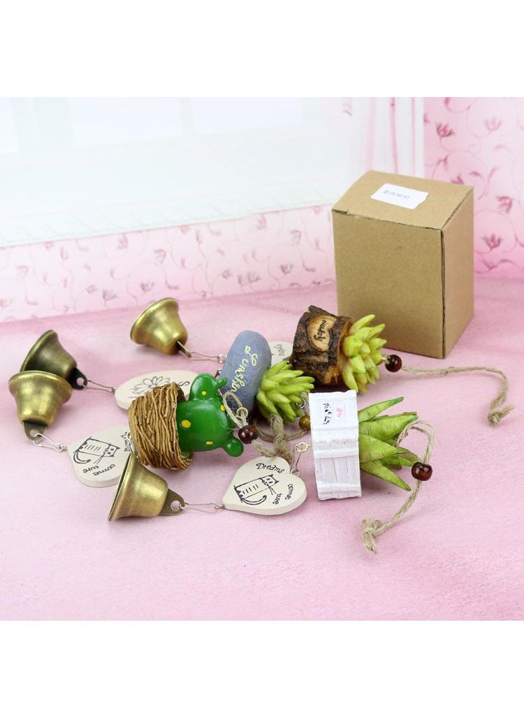Y&D Potted Fleshy Japanese-style Resin Decoration Wind Bell Hanging Ornaments-Cactus  - Image 2