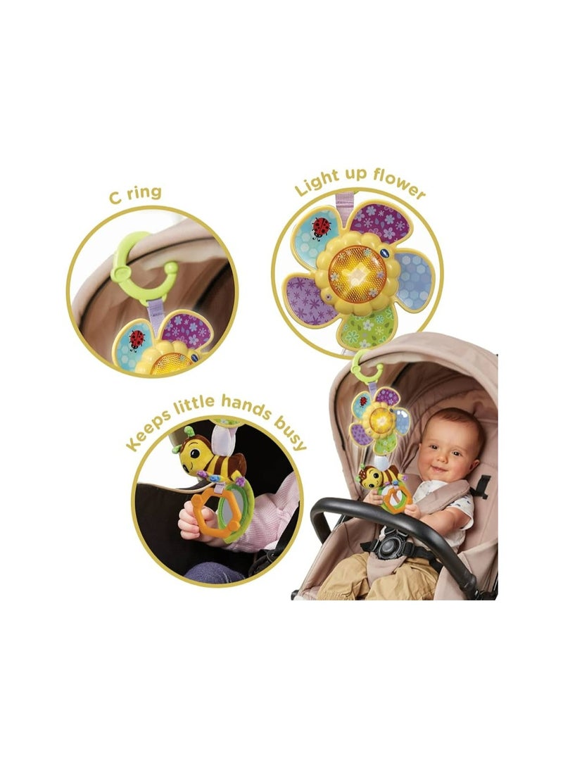 vtech Tug And Spin Busy Bee, Interactive And Developmental Toy With Sounds And Music, For Boys And Girls, Suitable For Ages 3 Months+ - Image 2