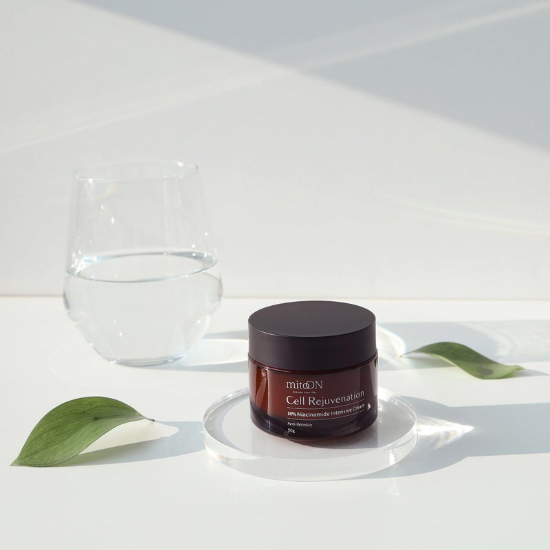 mito:ON Mito-on Cell Rejuvenation Anti-Aging Cream, 50g / 1.76 oz - 10% Niacinamide, Vitamin B3 and Antioxidants, EGF + Volufiline for Wrinkle Reduction, Elasticity Improvement, Moisturizer, Korean Skin Care - Image 3