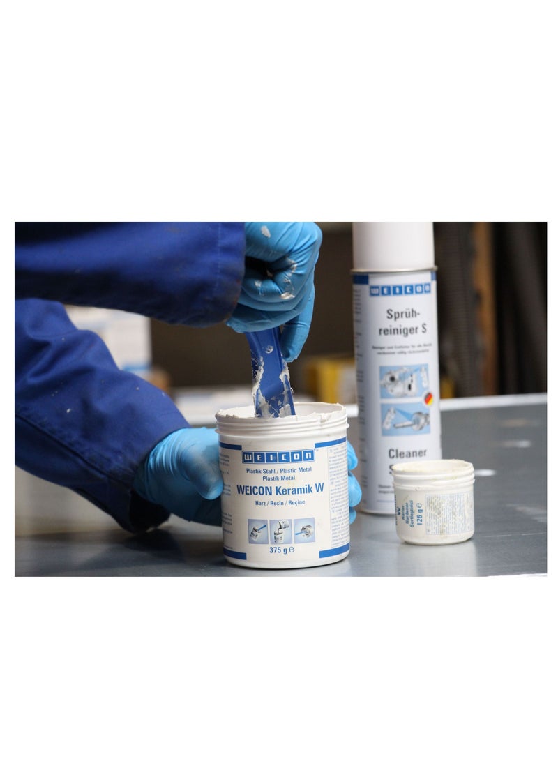 WEICON Epoxy Resin Plastic Steel Ceramic W | 200 g | white | For bonding & lining - Image 2